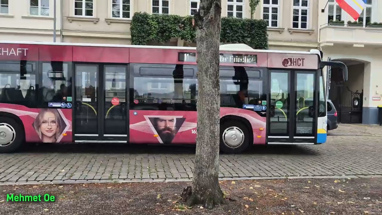 Schwerin mit seinen Bahnhof und Zob
