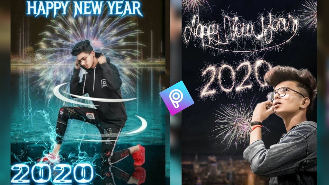 Happy new year photo editing 2020 | manipulation photo editing 2020 in picsart - OPE