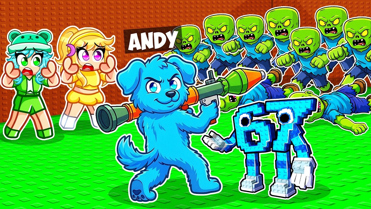 I Became A DOG In Roblox SURVIVE The ZOMBIE APOCALYPSE For Brainrots...