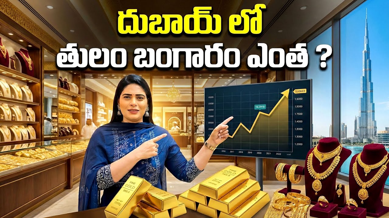 How much is gold in Dubai? Gold Price Today: Dubai vs India | SumanTv Suvarna