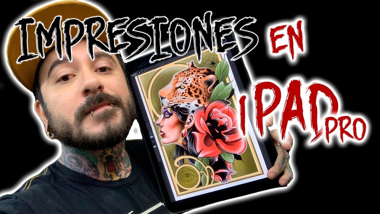 Imprimiendo mis pinturas hechas en IPAD PRO