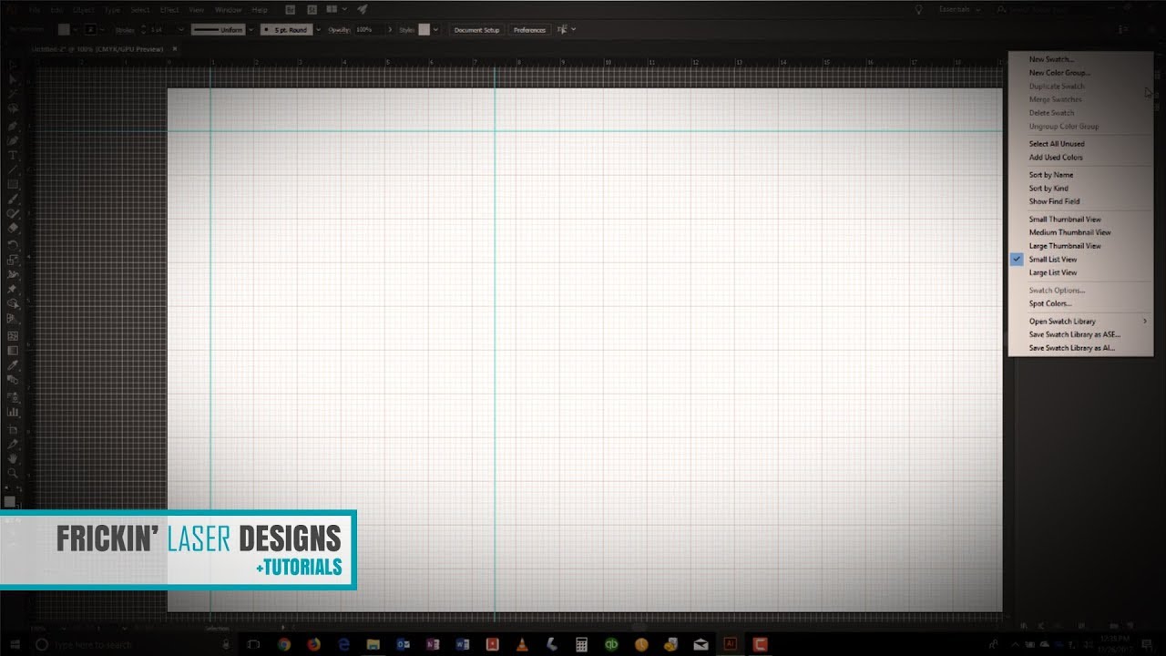 Setting Up Your Workspace for Glowforge in Illustrator CC 2018 (Tutorial)