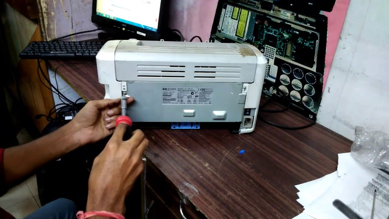 open hp laserjet 1020 printer