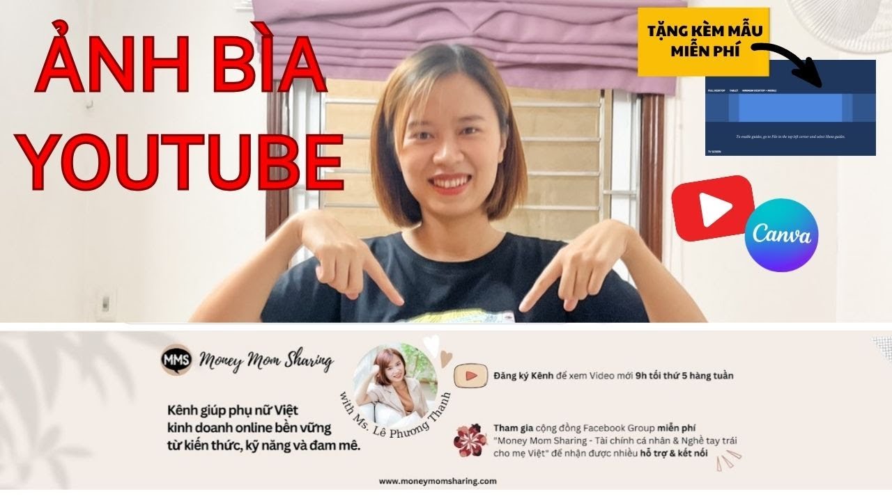 C&aacute;ch m&igrave;nh tự l&agrave;m ảnh b&igrave;a Youtube (Youtube Banner) với Canva (2023) thu h&uacute;t lượt ĐĂNG K&Yacute;+KH&Aacute;CH H&Agrave;NG