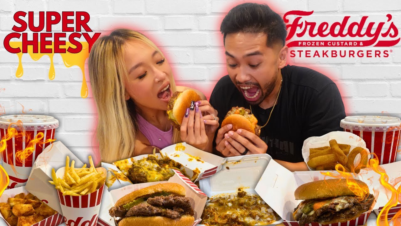 First Time Trying Freddy's Steakburgers (SO CHEESY)
