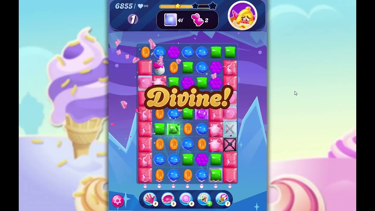 Уровень 6855 в Candy Crush Saga