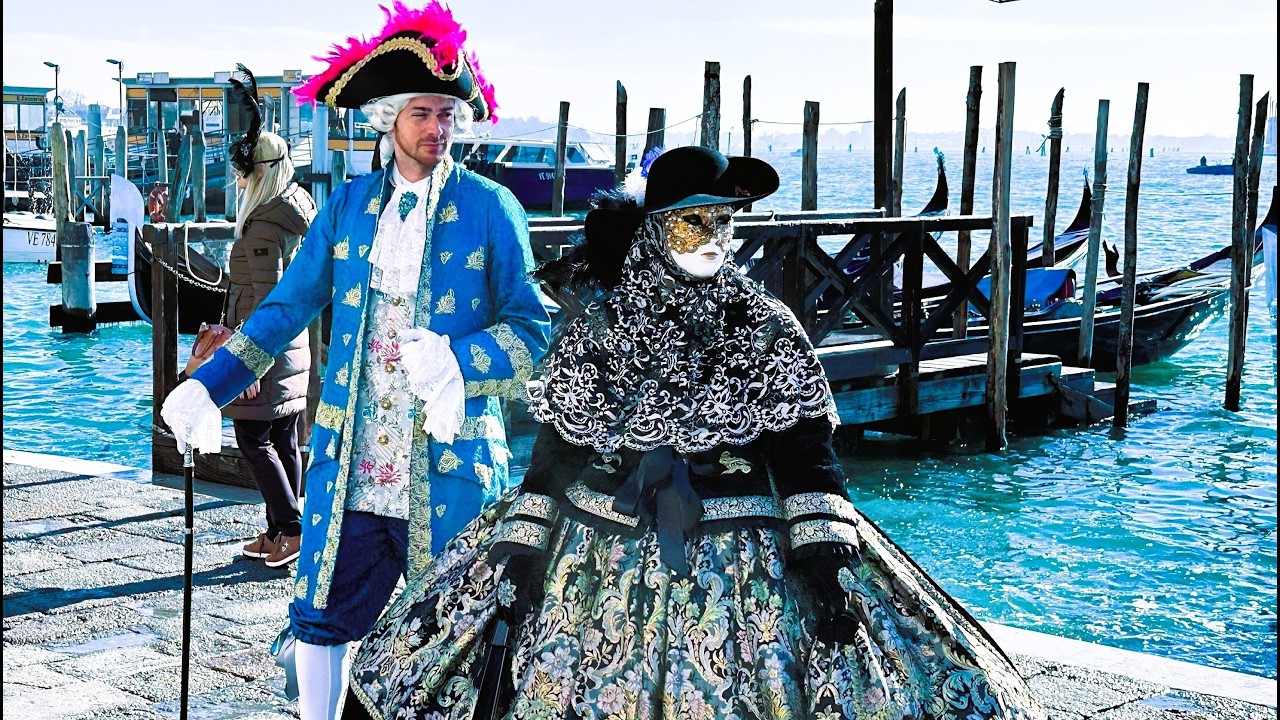 VENICE CARNIVAL 2026 🎭 Carnevale di Venezia - 4K UHD 🎭 Venise 🎭 Best Masks, Tuesday 17.02.2026