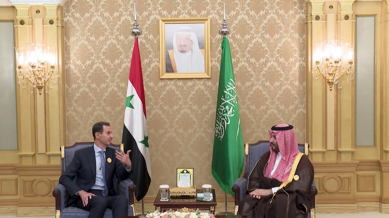 ولي العهد الأمير محمد بن سلمان يلتقي الرئيس السوري بشار الأسد في الرياض