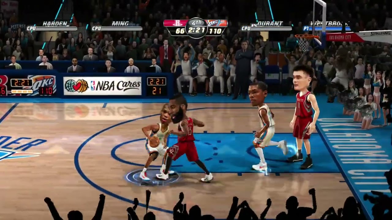 NBA Jam: On Fire Edition Did it again Broke the backboard 