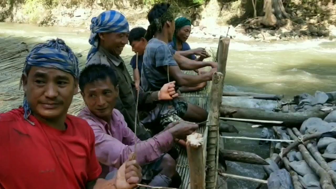 biggest 🐟  fish trap in nagaland...Sumi tribe