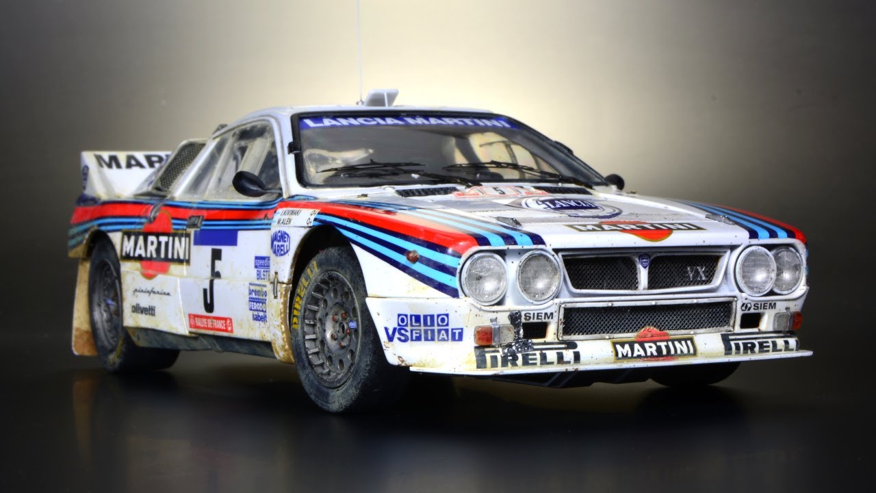 Lancia 037 - Грязный - WRC Rally Group B 1/24 Hasegawa - Модель автомобиля