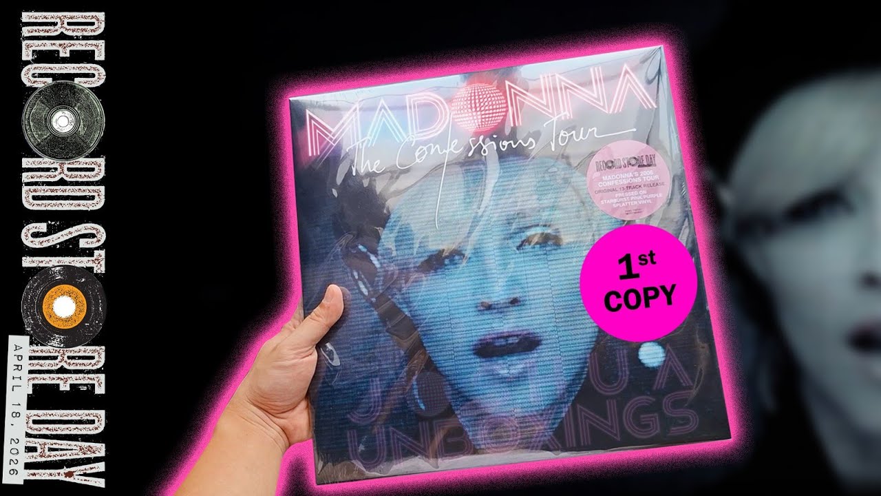 UNBOXING Madonna - The Confessions Tour | RSD 2026 Starburst Pink/Purple Splatter Vinyl Live Album