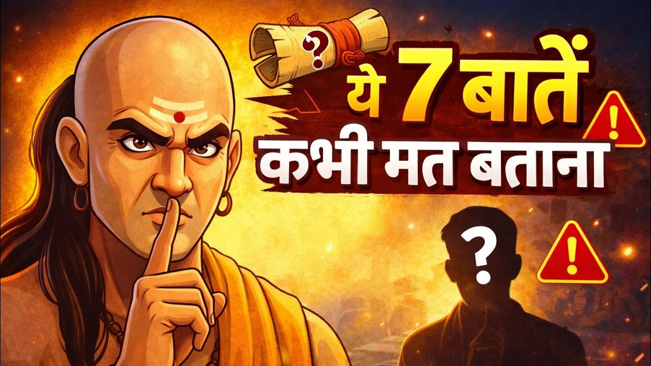 ये 7 बातें किसी को मत बताना | Chanakya Niti Motivational Story
