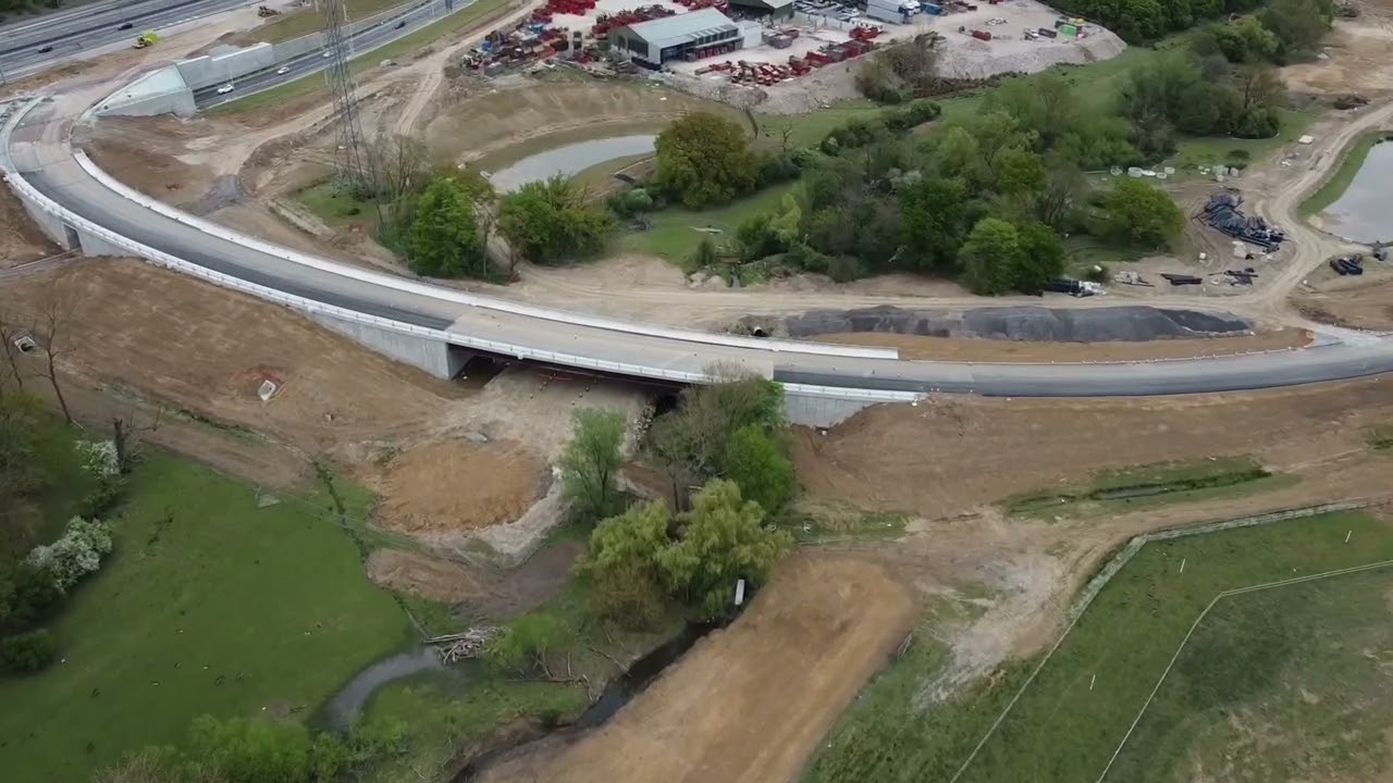DJI Mavic Mini 2 Kermit - M25 Junction 28 Improvement