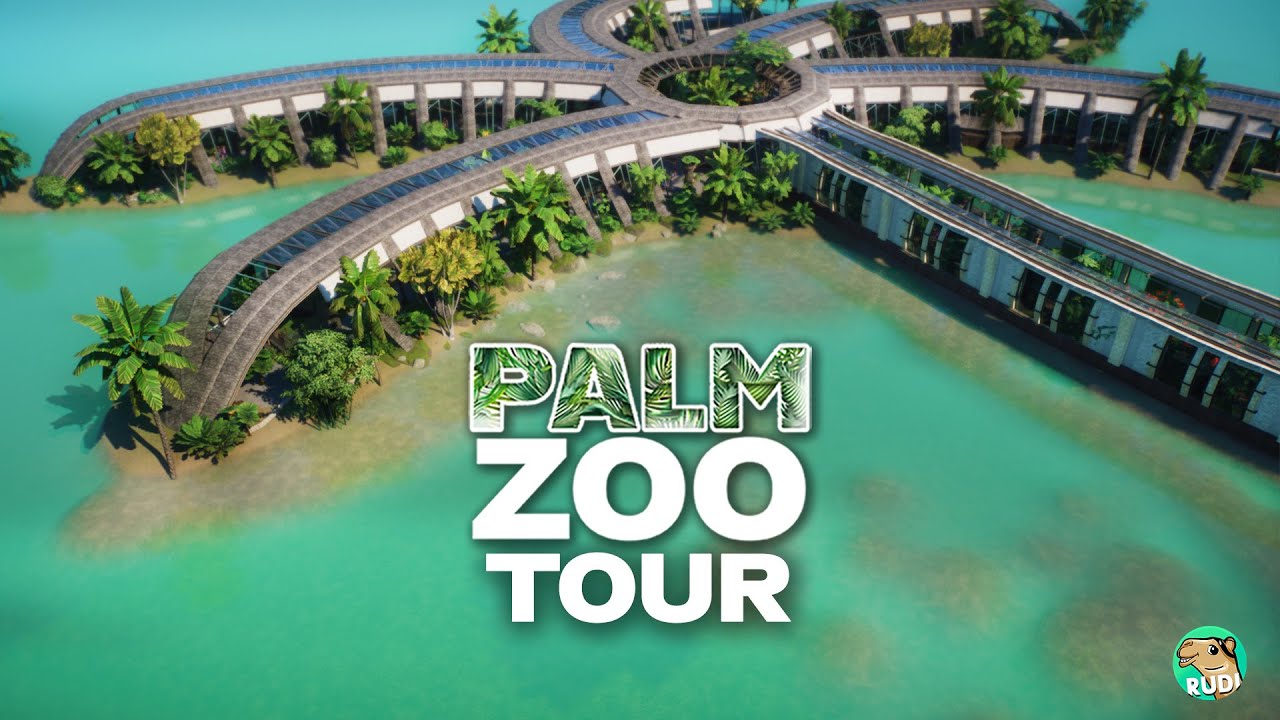 THE PALM ZOO Tour - Tropical House Planet Zoo Tour