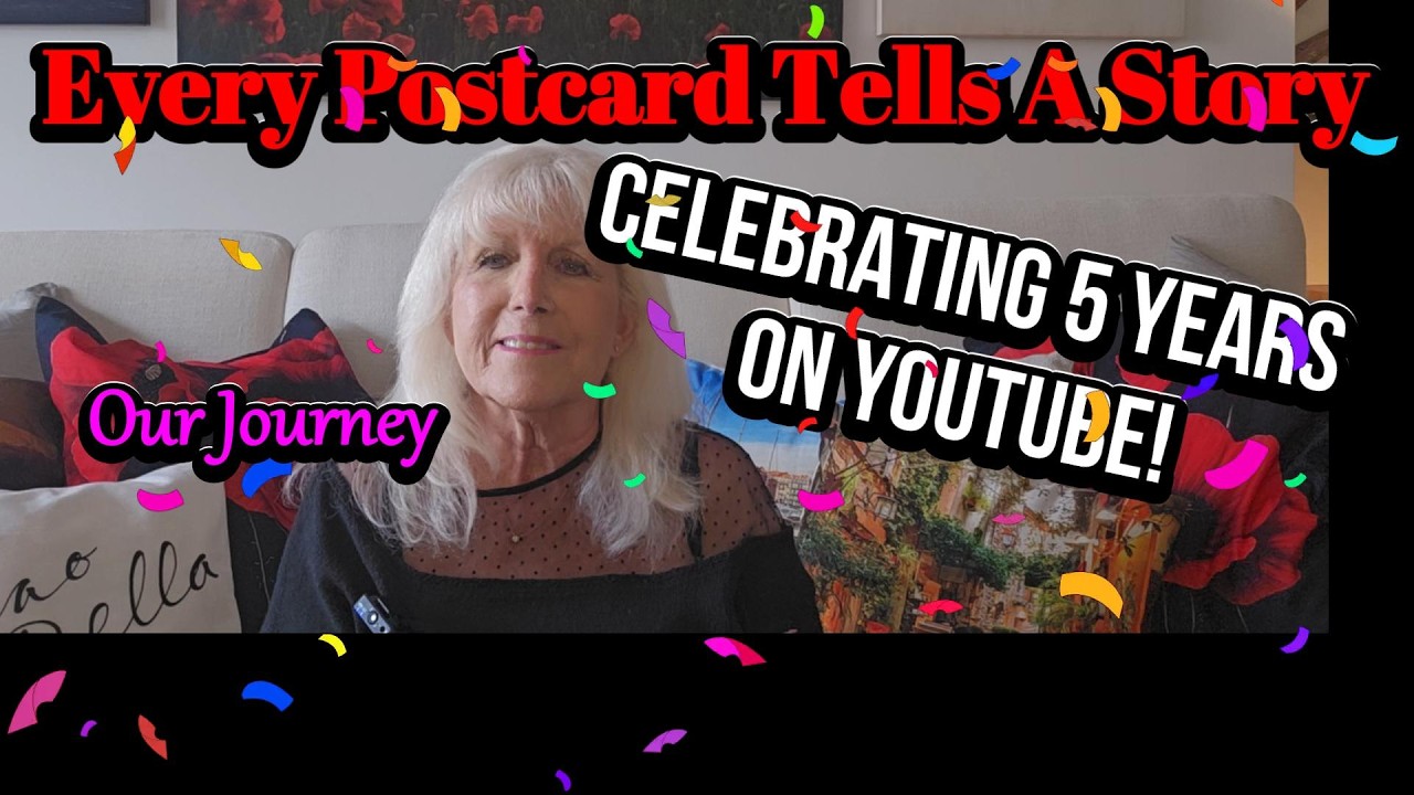 5 YEARS OF POSTCARDS FROM OUR GOLDEN YEARS-CELEBRATING A MILESTONE