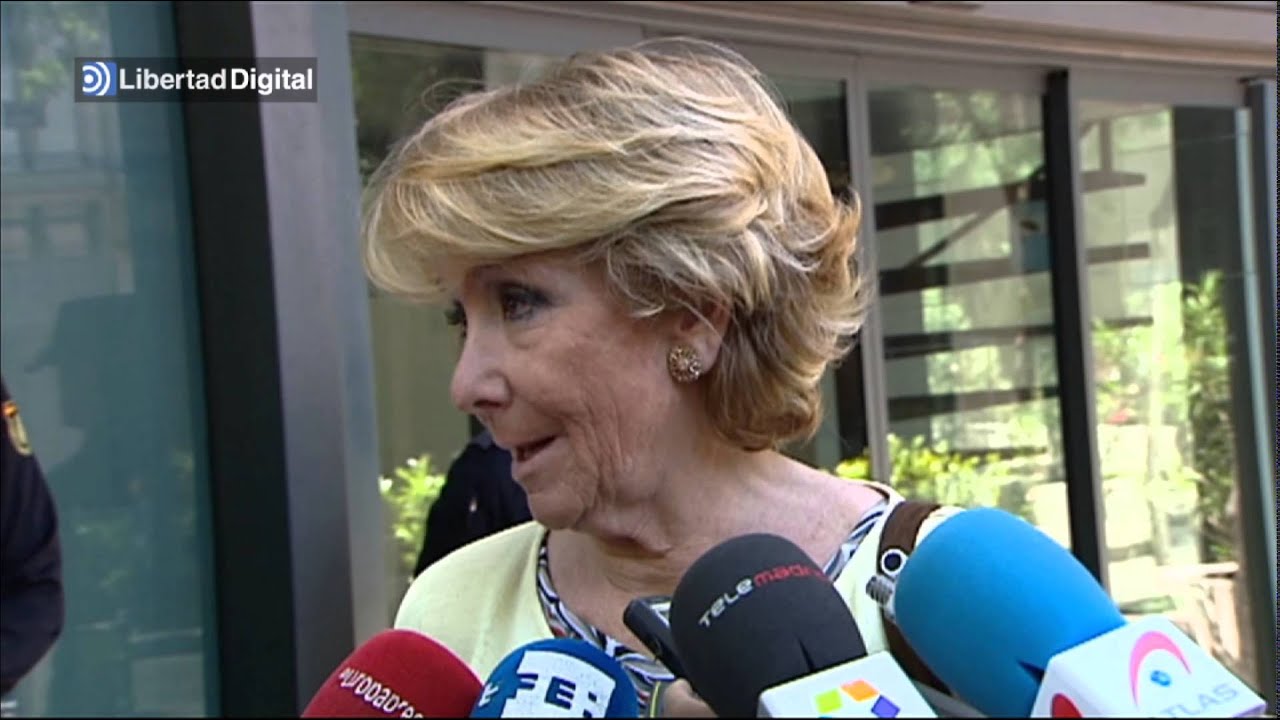 Esperanza Aguirre apoya ahora un gobierno de concentración