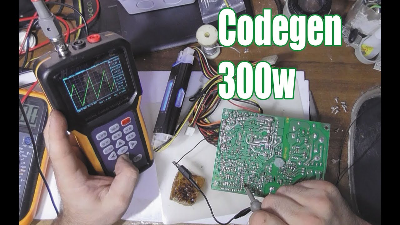 Проверка ATX блока питания Codegen 300 Вт