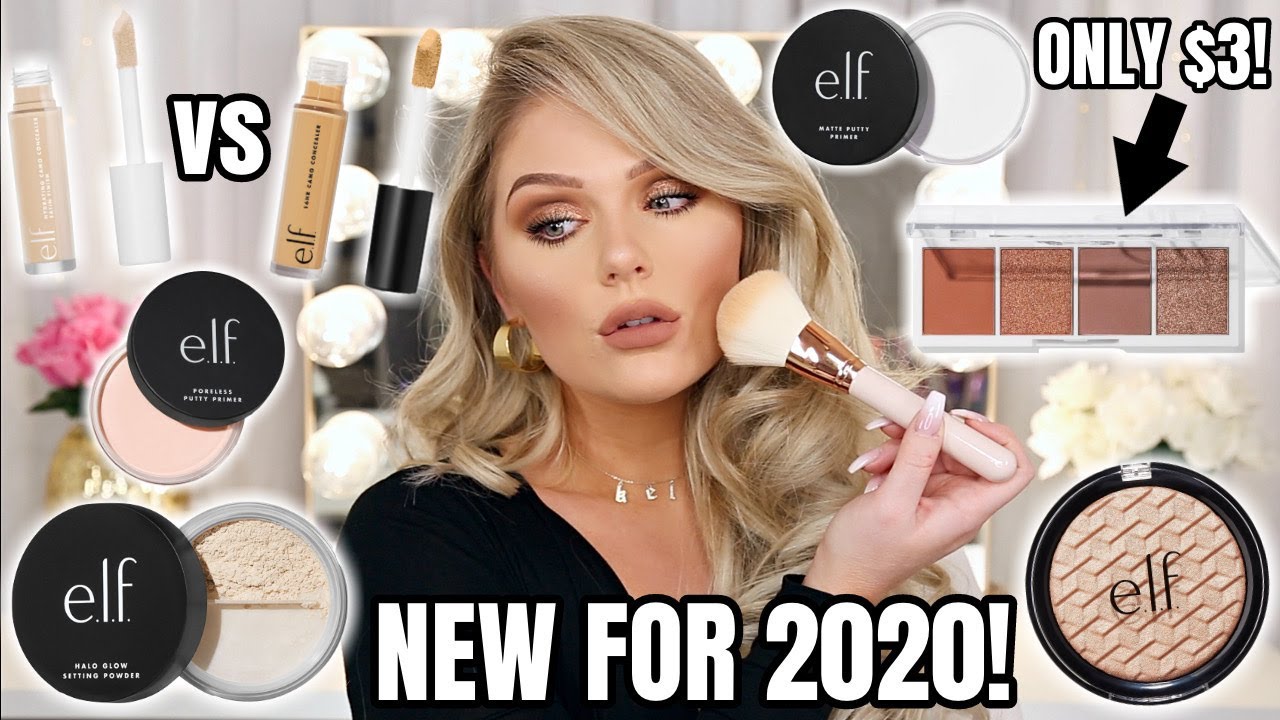 NEW ELF MAKEUP TESTED | FIRST IMPRESSIONS + WEAR TEST & COMPARISON