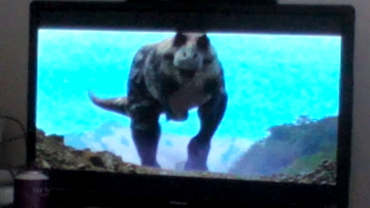 Prehistoric Park Ornithomimus flock and T Rex attack
