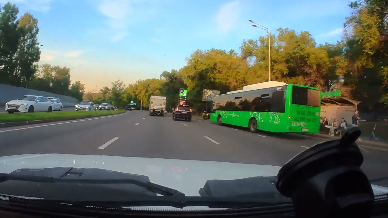 Поездка по красивому городу Средней Азии Алматы часть 1