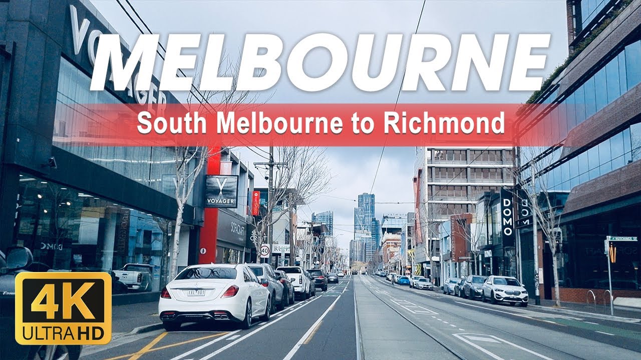 Is Richmond Melbourne worth visiting? South Melbourne to Church St, Richmond | Australia | 4K