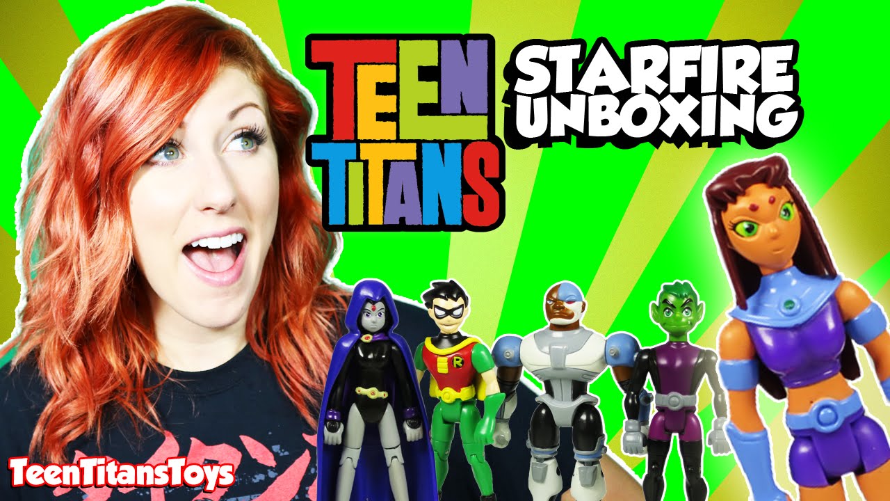 TEEN TITANS Starfire Unboxing Two Pack of Old School Teen Titans with Robin & Starfire