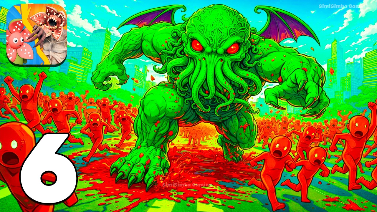 🔥Прохождение игры Monster Evolution Run: все уровни, часть 6. Увлекательная эволюция (Android, iOS)