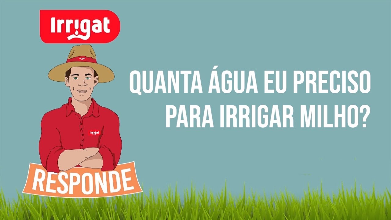 Quanta &aacute;gua eu preciso para irrigar milho?