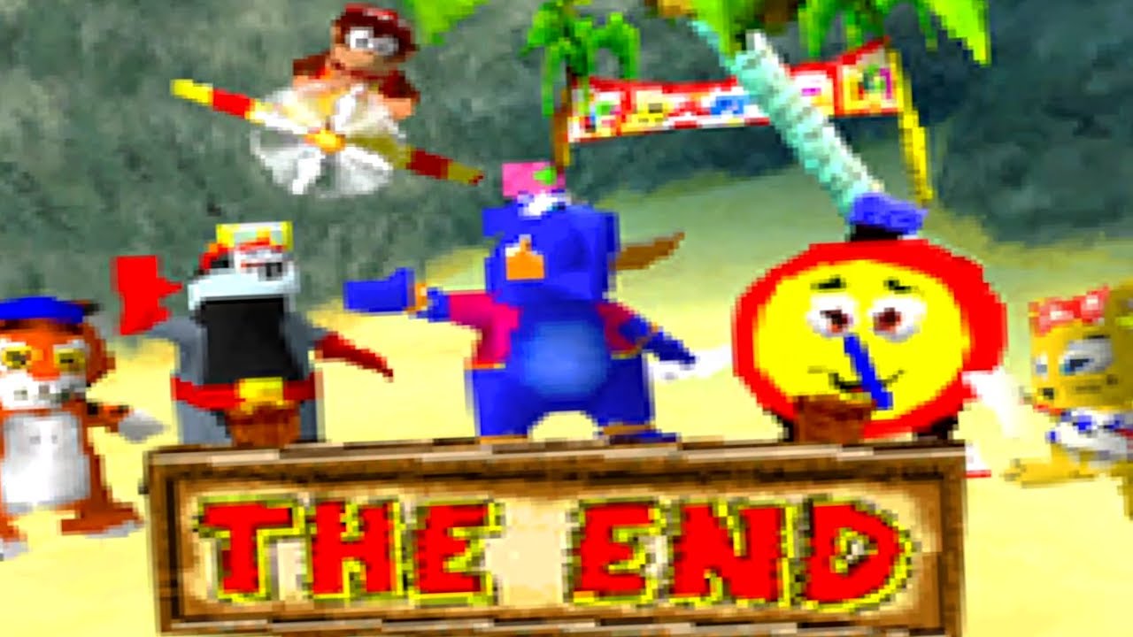 Diddy Kong Racing DS - 100% Walkthrough Gameplay Part 22 - Final Wizpig Boss Race & True 100% Ending