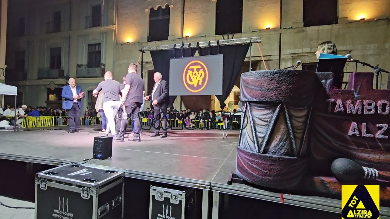 Tamborada Alzira 2025, Entrega de premios 8 Concurso Nacional de Bandas