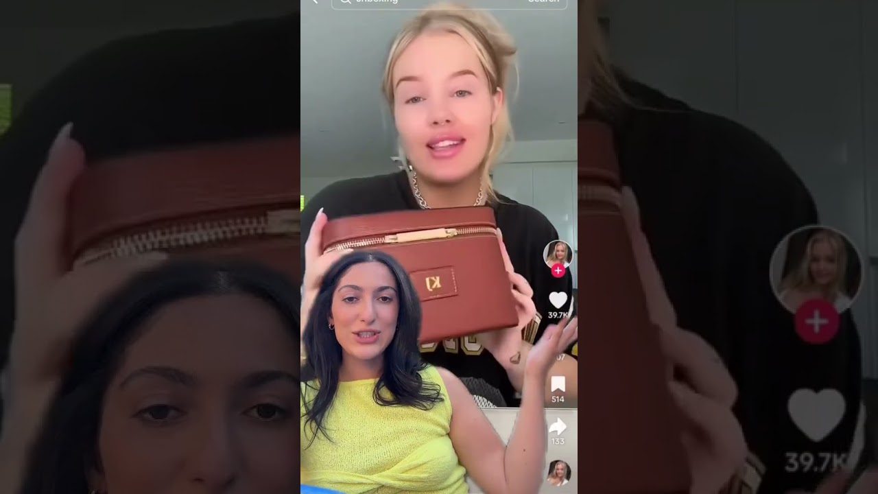 OMG! Kayla Jade unboxed our package! 🤩 | ETOILE | Duo Vanity Case | Mini Vanity Case | Monogram
