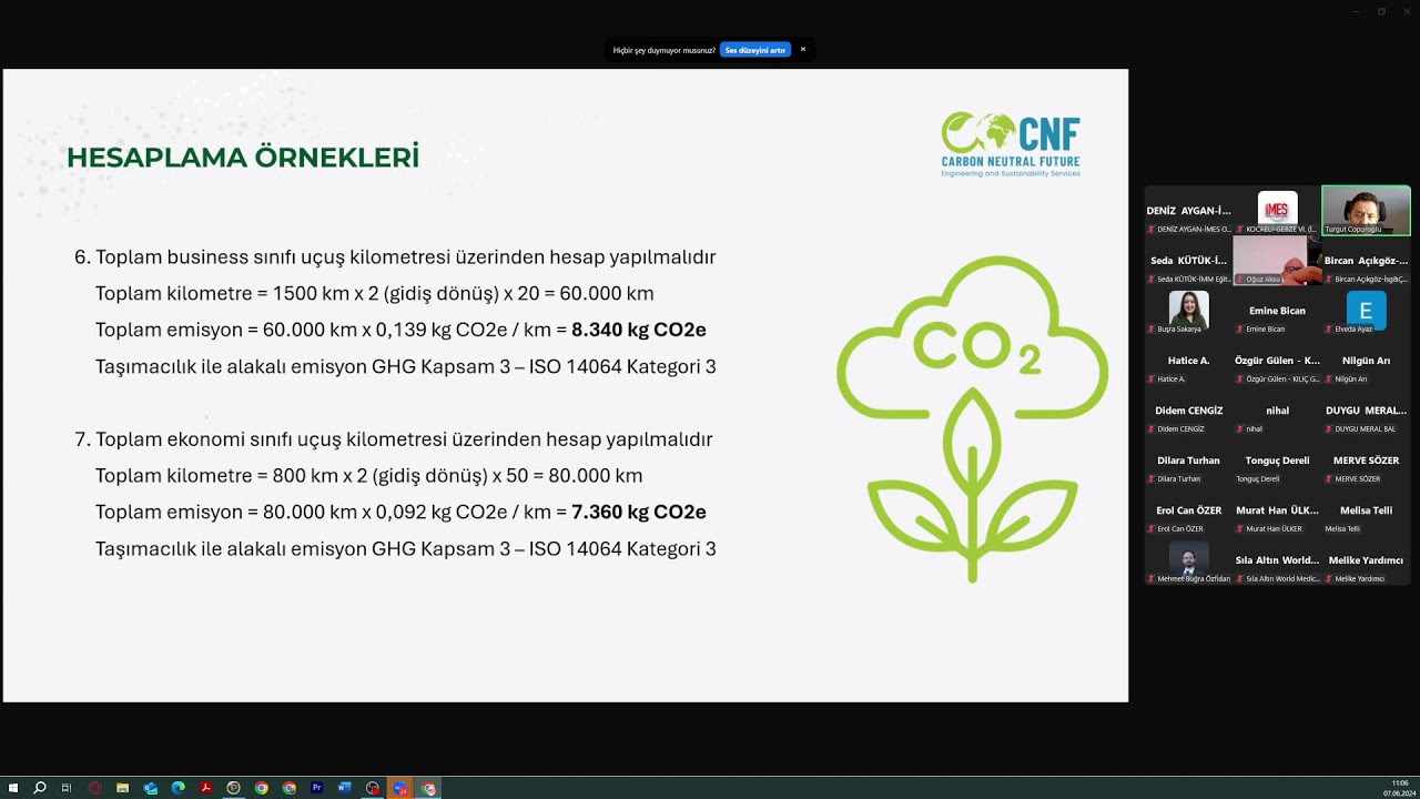 CANLI YAYIN | ISO 14064 Standardı Kapsamında Sera Gazı Salınımlarının Hesaplanması Eğitimi