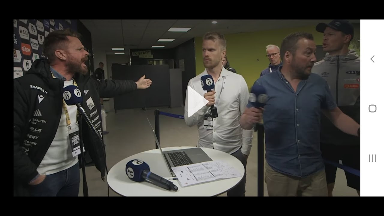 IK Start sin sportssjef Magni Fannberg blir sint!