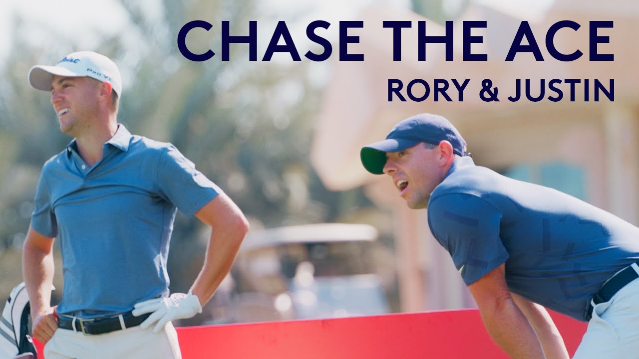 Rory McIlroy & Justin Thomas try to make a hole-in-one with 50 balls