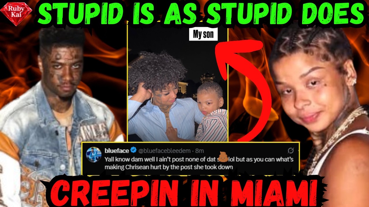 Chrisean BACKSLIDES to Blueface & He STILL Won't Claim Jr‼️She DELETES Neveah & POST Her & JR‼️🤡🎪