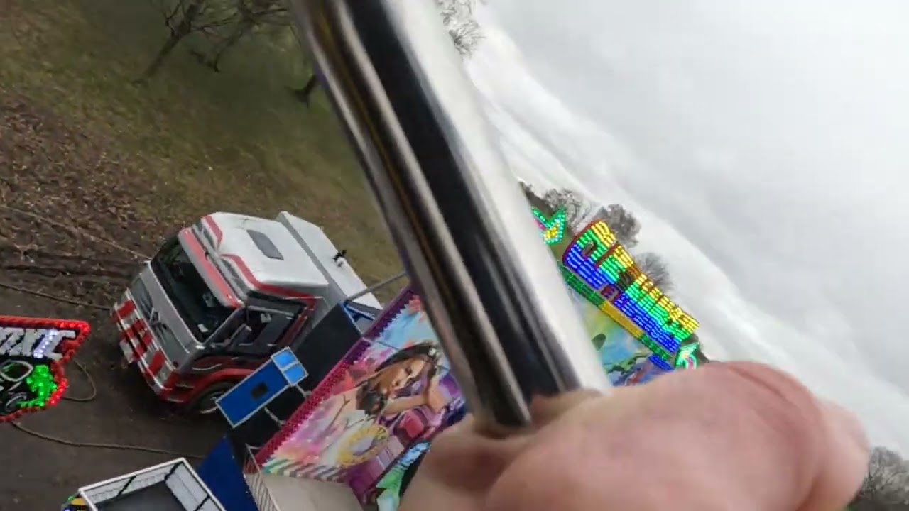 onride of Graham Sedgwick,s toxic heaton park half term funfair 21st February  2023