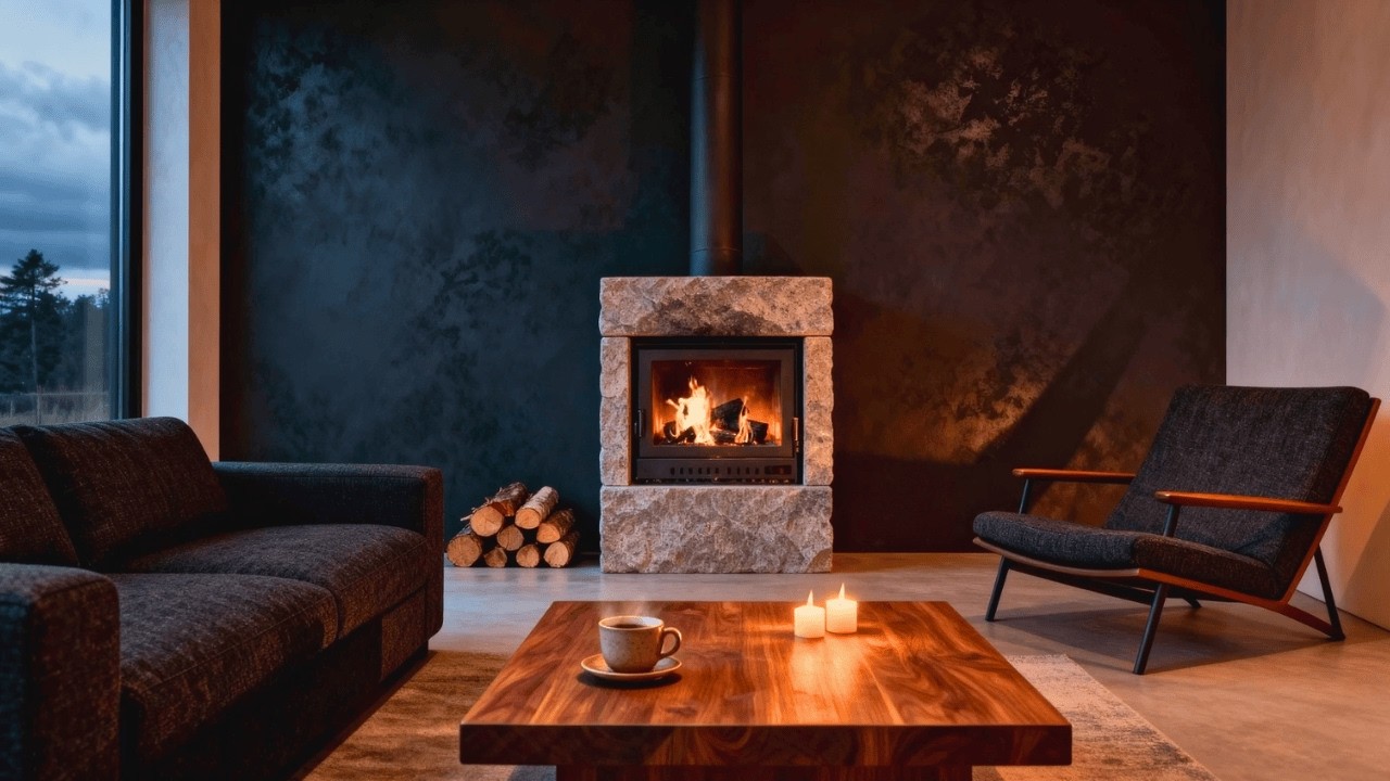 Crackling Fireplace 🔥 | Steady Fire Sounds for Studying (1 Hour)