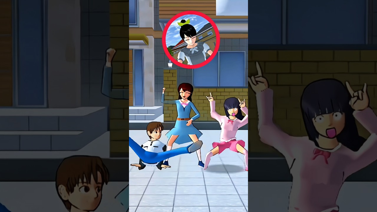 Riaz Playz 😜 #sakura #sakuraschoolsimulator #animation #funny #dancing