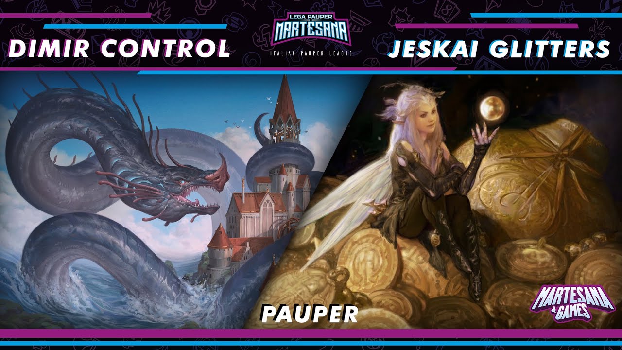 MTG PAUPER - Dimir Control vs Jeskai Glitters - LPMartesana
