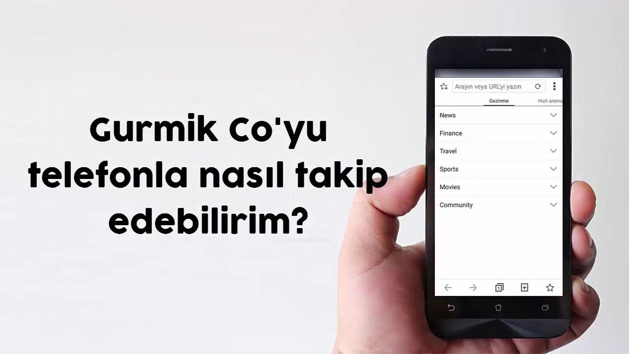 Gurmik Co'yu telefonla nasıl takip edebilirim?
