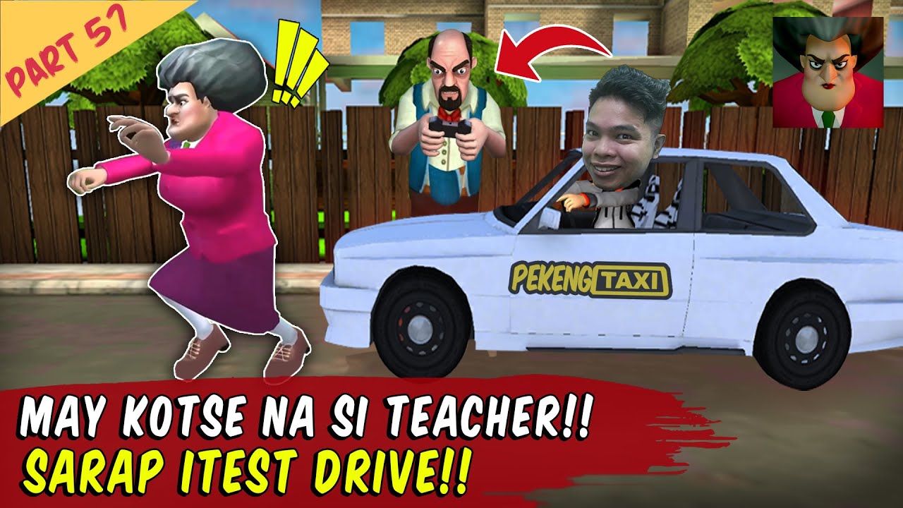 May Sports Car Na si Teacher - Scary Teacher Part 57