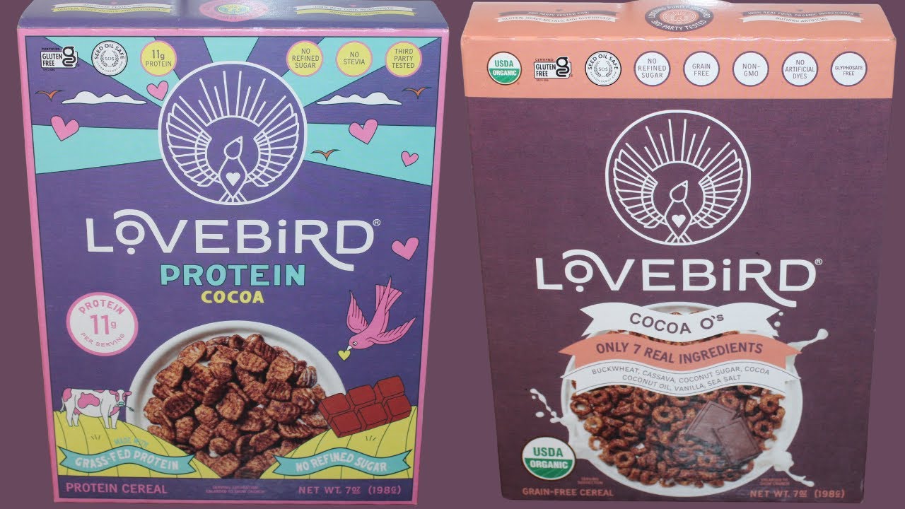 Lovebird Cereal: Protein Cocoa & Cocoa O’s Review