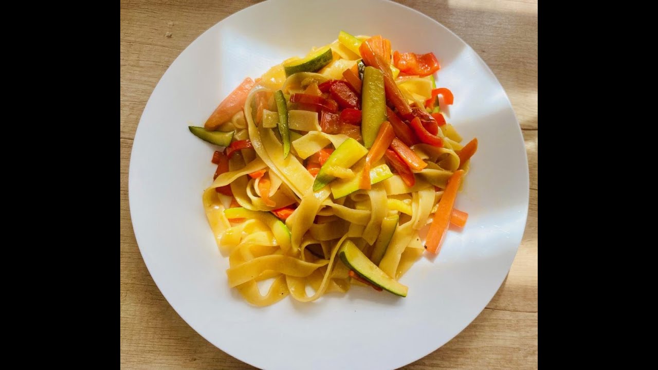 Paste simple cu legume Rețetă delicioasă de post 