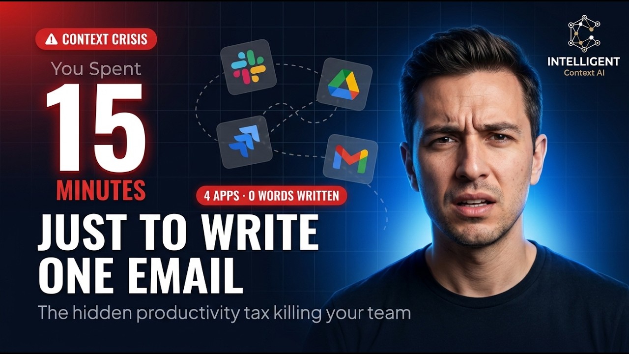 Why Finding ONE Email Takes 15 Minutes (The Hidden Cost of Context Switching at Work)
