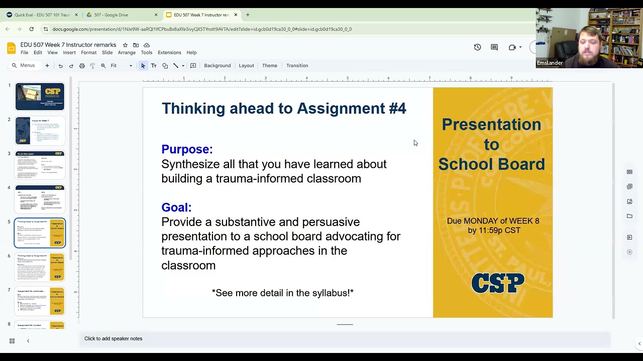 EDU 507 Week 7 Spring 2026