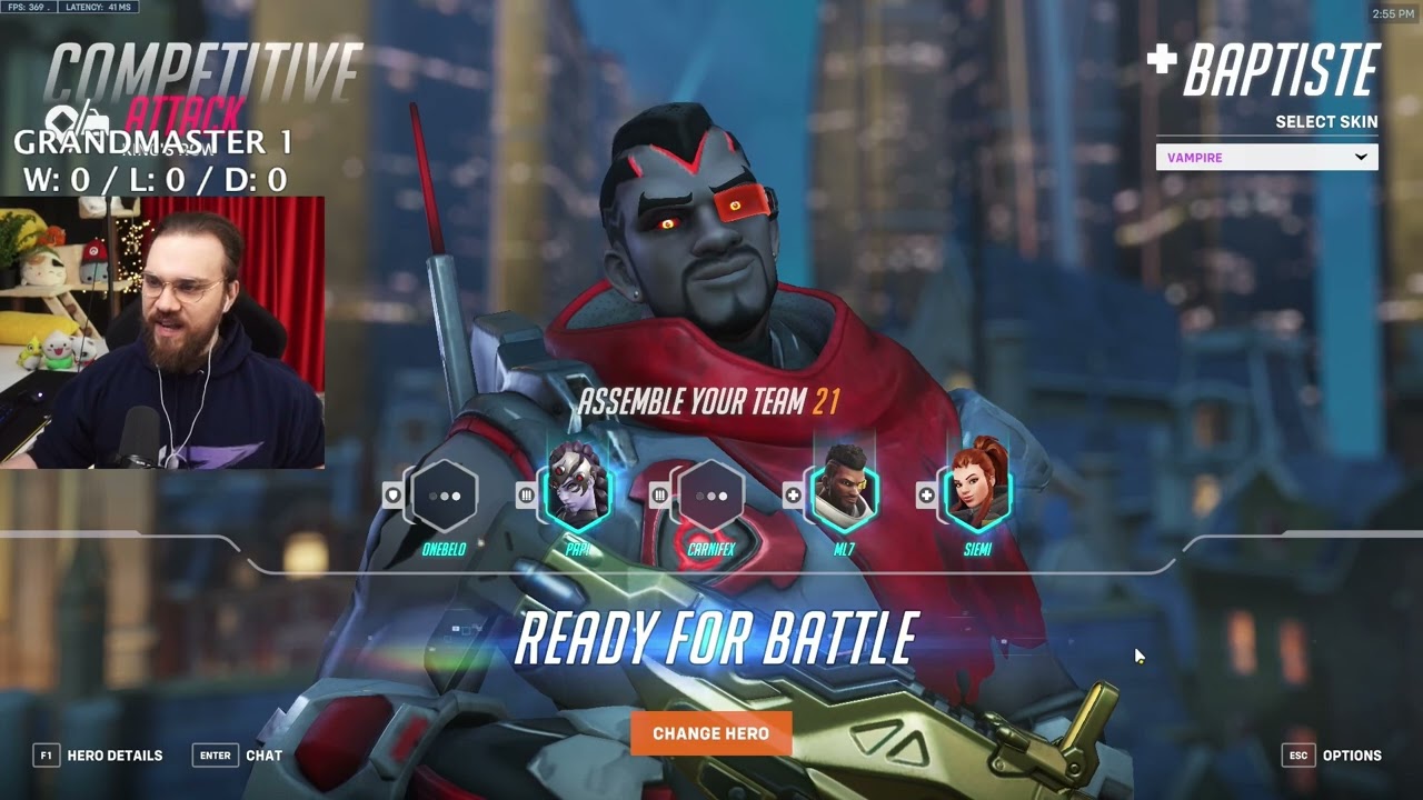 mL7support  ANA, BAPTISTE,KIRIKO COMPETITIVE Gameplay! [ OVERWATCH VOD Replays ]