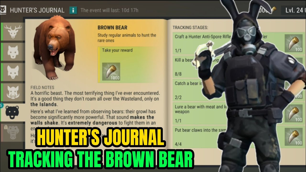 LURE THE BEAR WITH MEAT 🔥 HUNTER'S INSTINCT - LAST DAY ON EARTH SURVIVAL