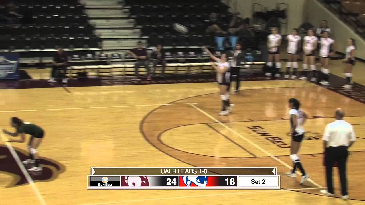 2014 Sun Belt Conference Volleyball Championship᎓ Match 1 UALR vs South Alabama