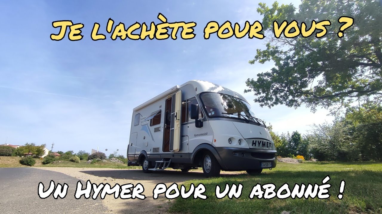 Examen pour un abonné : Un Hymer B504 idéal ? Je me déplace pour vous !